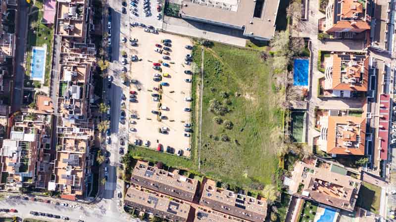 El aparcamiento provisional de Gutiérrez Soto estará cerrado hasta que finalice la construcción del definitivo