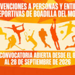 Abierto el plazo para solicitar las ayudas económicas para el deporte en Boadilla correspondientes a 2026