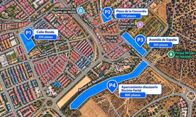 Boadilla establece un plan especial de movilidad y aparcamientos con motivo de las Fiestas Patronales