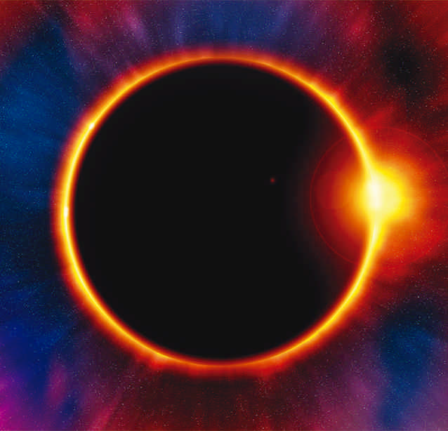 Trío excepcional de eclipses