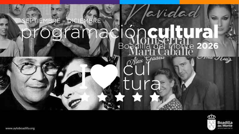 Boadilla presenta una completa programación cultural para el último trimestre dirigida a todos los públicos