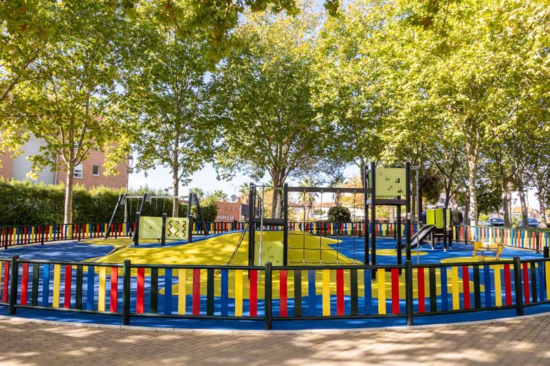 El área infantil del parque Víctimas del Terrorismo ya está abierto al público