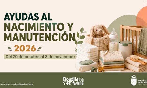 Del 20 de octubre al 3 de noviembre se pueden solicitar las ayudas por nacimiento y manutención