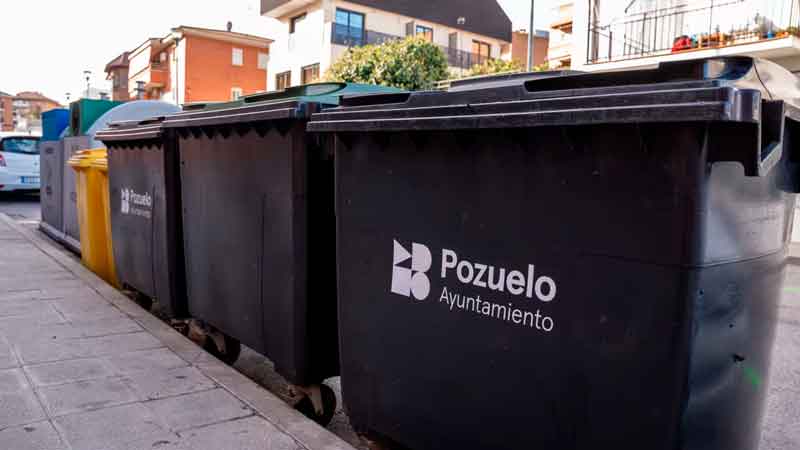 Comienza la sustitución de contenedores soterrados en el centro de Pozuelo